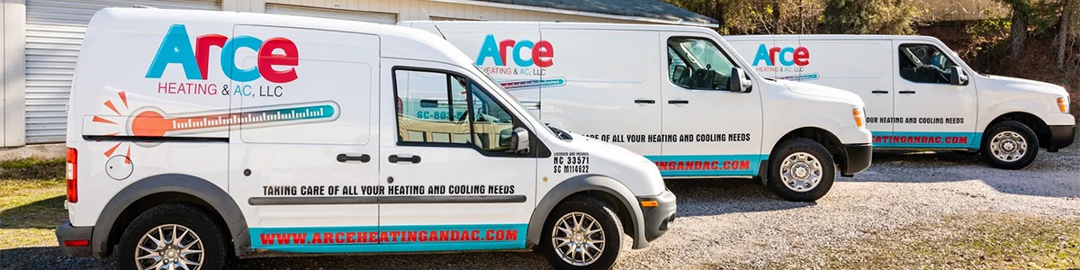 Arce vans lined up